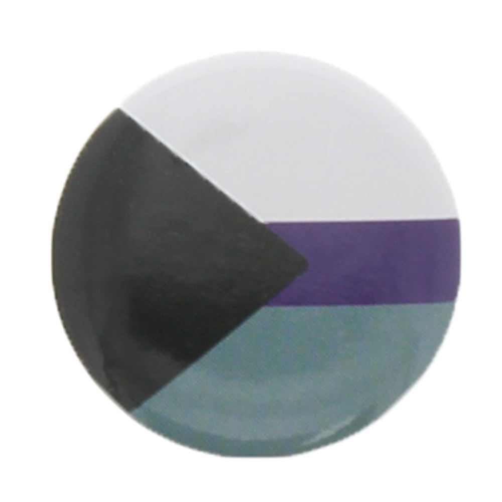 Zac's Alter Ego - Demisexual Equality Flag Badge/button - Multicolours